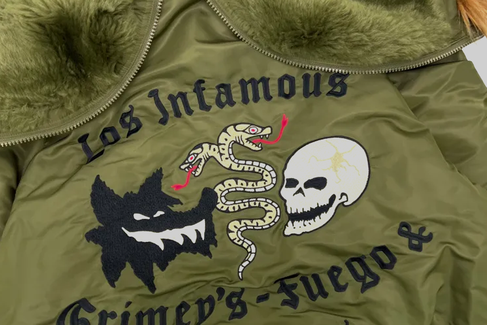 Grimey The Planet N-28 Flight Jacket - GFJN198-GRN