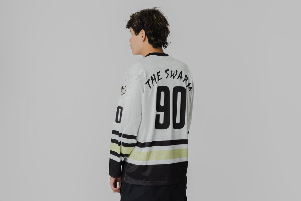 Grimey x DC Shoes Hockey Jersey - GHJ764-OWHT - Lust México