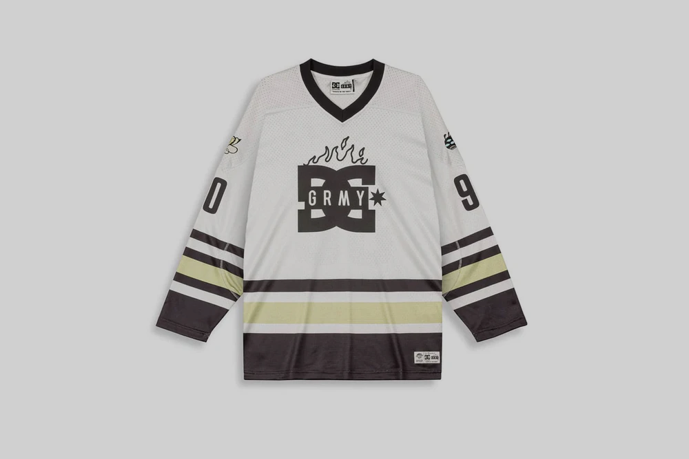 Grimey The Swarm DC Shoes Hockey Jersey - GHJ764-OWHT APP - TOP - UNISEX - ADULT - INLINE - WI - 25 en Lust México
