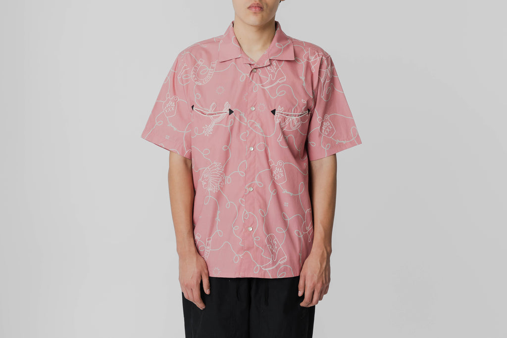 Grimey Lone Hand Button Up Shirt - [sku] - Lust México