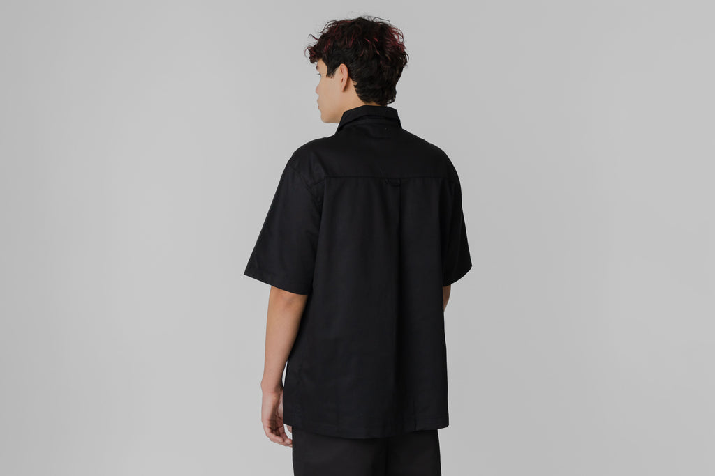 Grimey Concreat Jungle Button Up Shirt - GHS791-BLK - Lust México