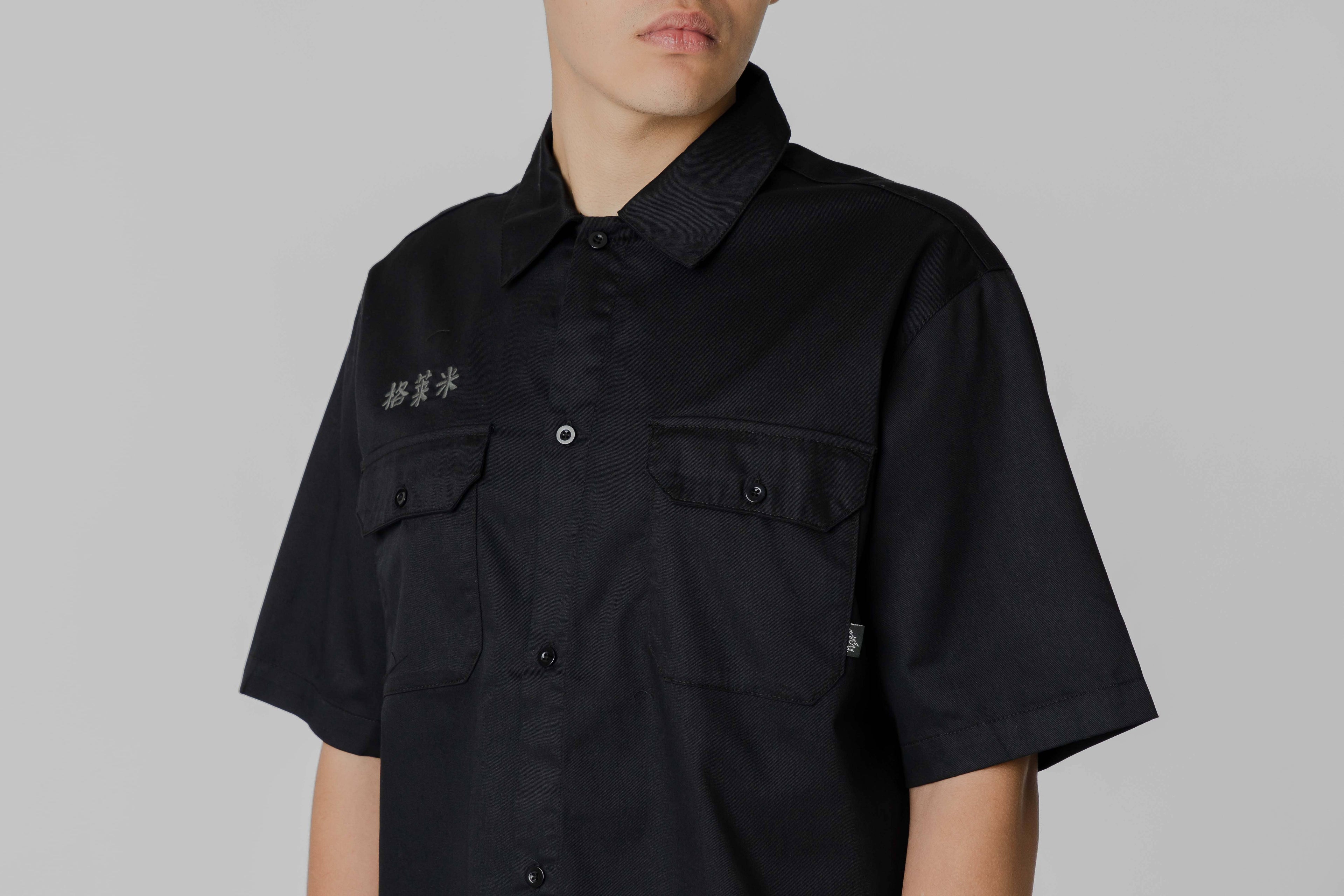 Grimey Concreat Jungle Button Up Shirt - GHS791-BLK - Lust México