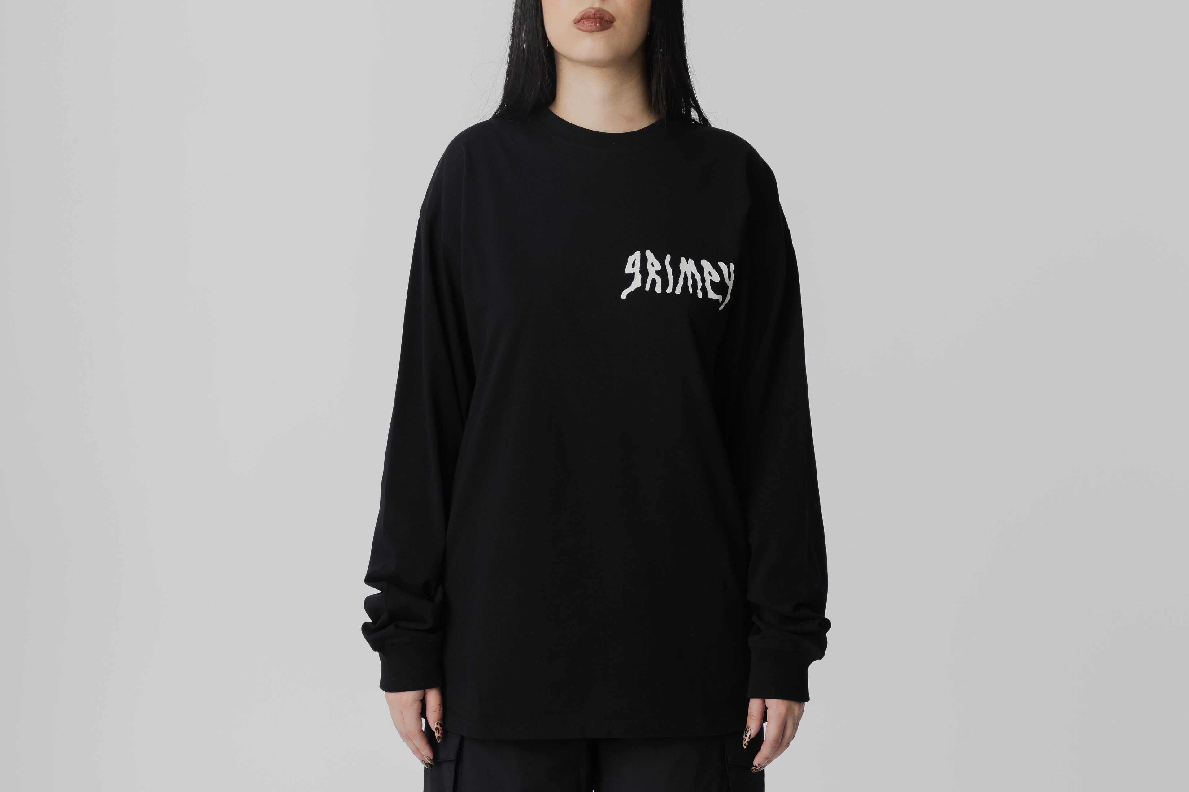 Grimey Peace Within The Glitzy Grillz Long Sleeve Tee - [sku] - Lust México