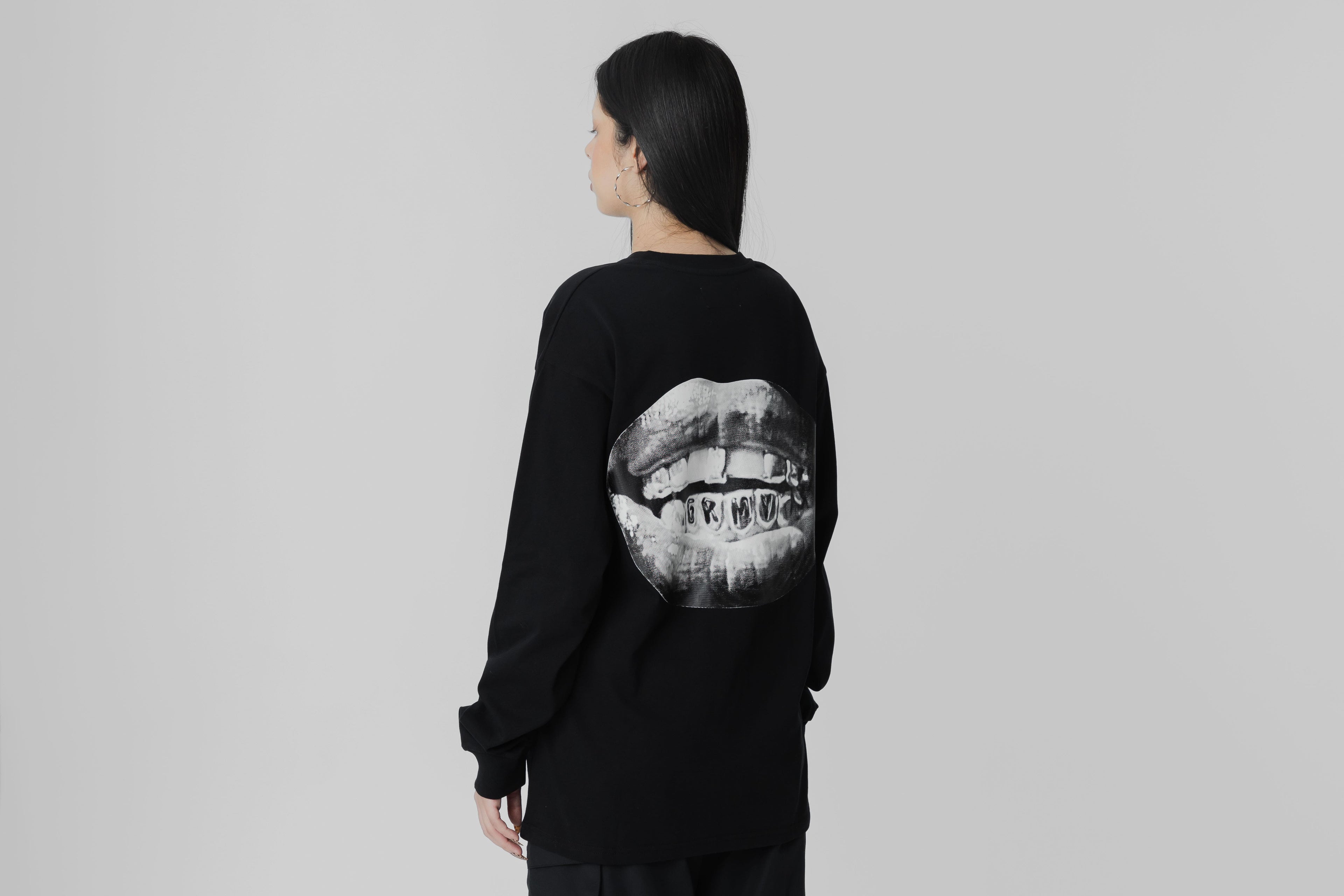 Grimey Peace Within The Glitzy Grillz Long Sleeve Tee - [sku] - Lust México