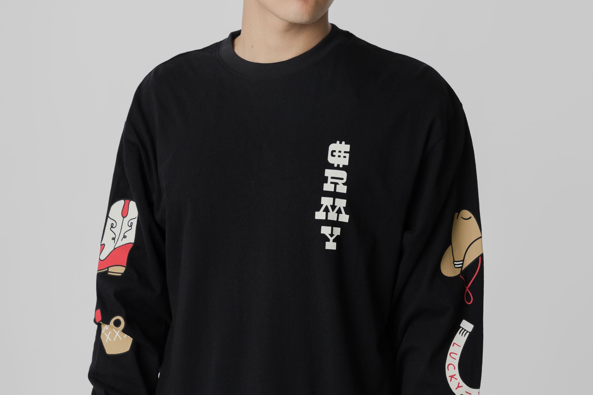 Grimey Lone Hand Long Sleeve Tee - [sku] - Lust México
