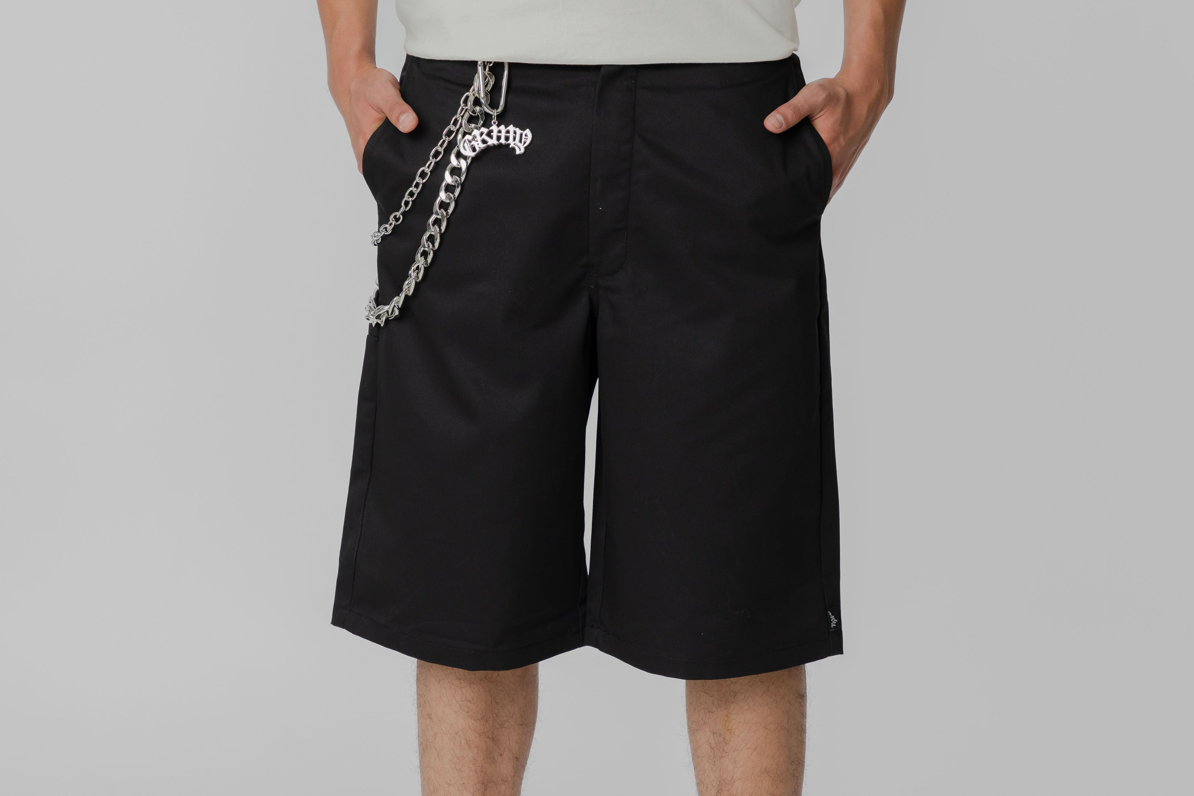 Grimey Chief Watcher Loose Work Shorts - GLWS211-BLK - Lust México