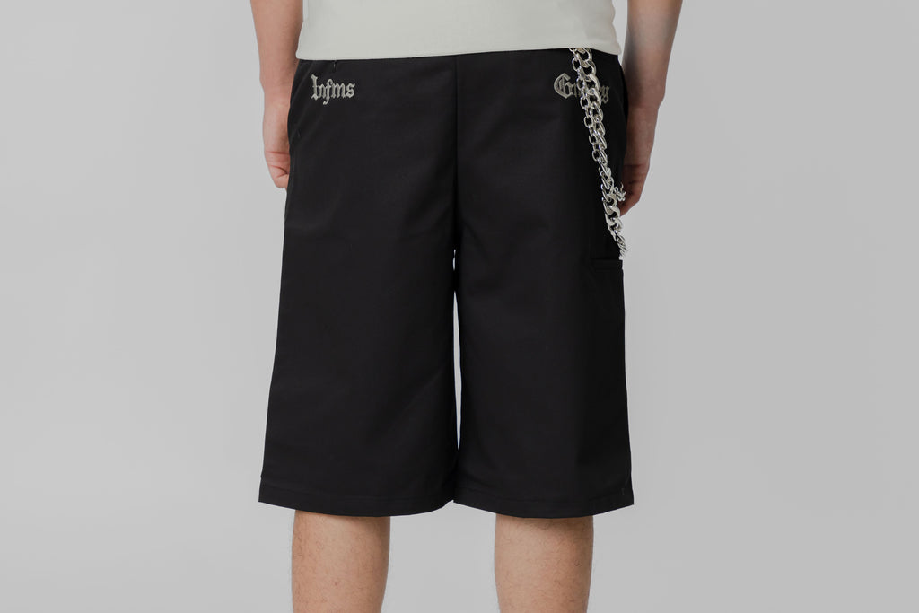 Grimey Chief Watcher Loose Work Shorts - GLWS211-BLK - Lust México