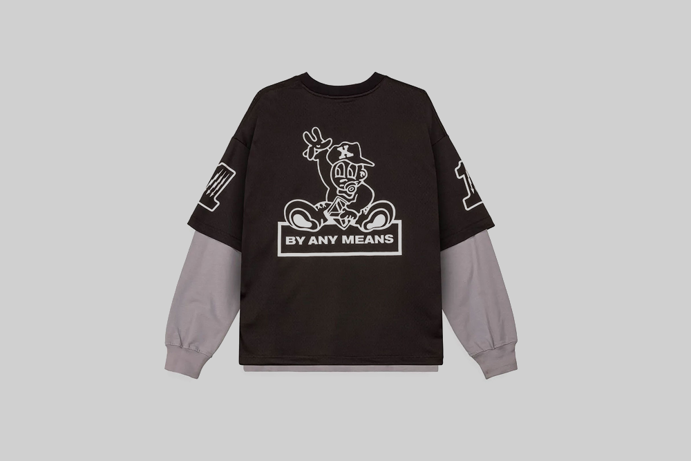Grimey Race War Mesh Long Sleeve Tee - GMLS773-BLK APP - TOP - UNISEX - ADULT - INLINE - WI - 25 en Lust México