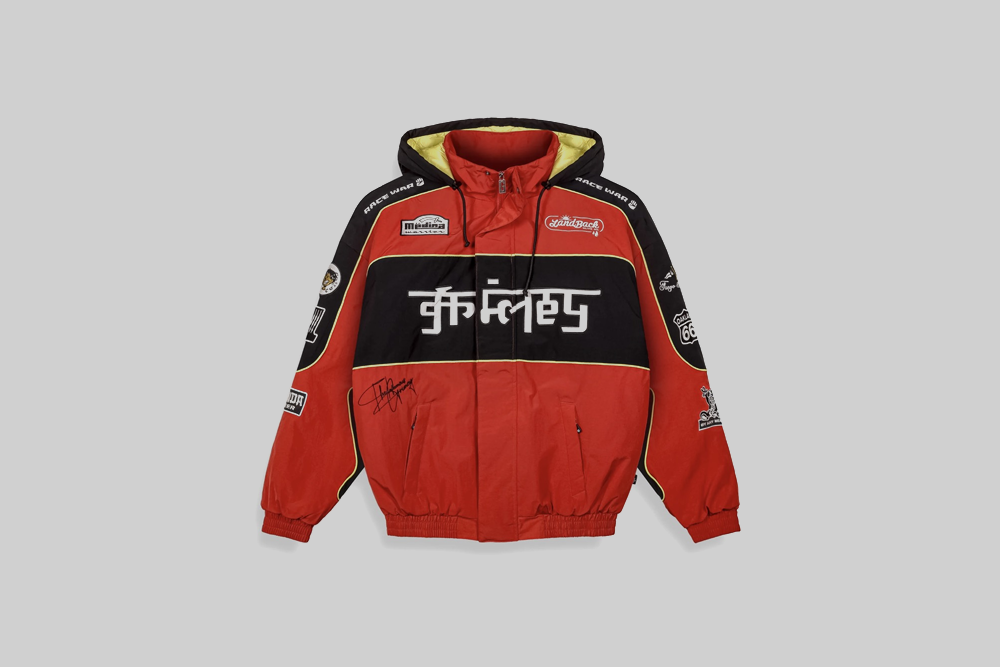 Grimey Race War Pullover Jacket - GPVJ199-RED