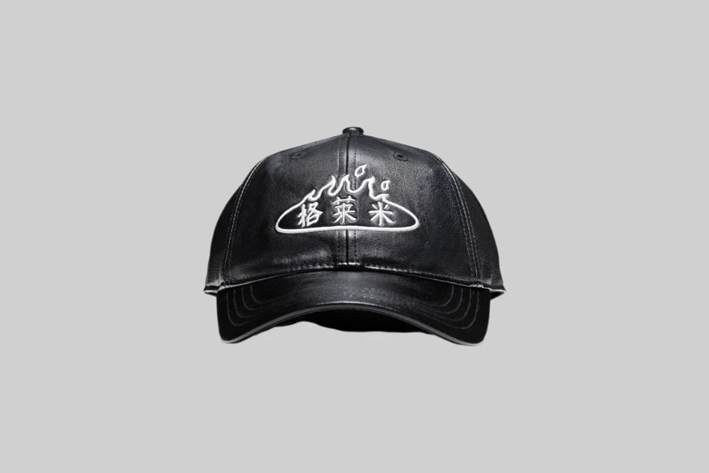 Grimey Concreat Jungle Pu Leather Curved Visor Cap - GRCV426-BLK - Lust México
