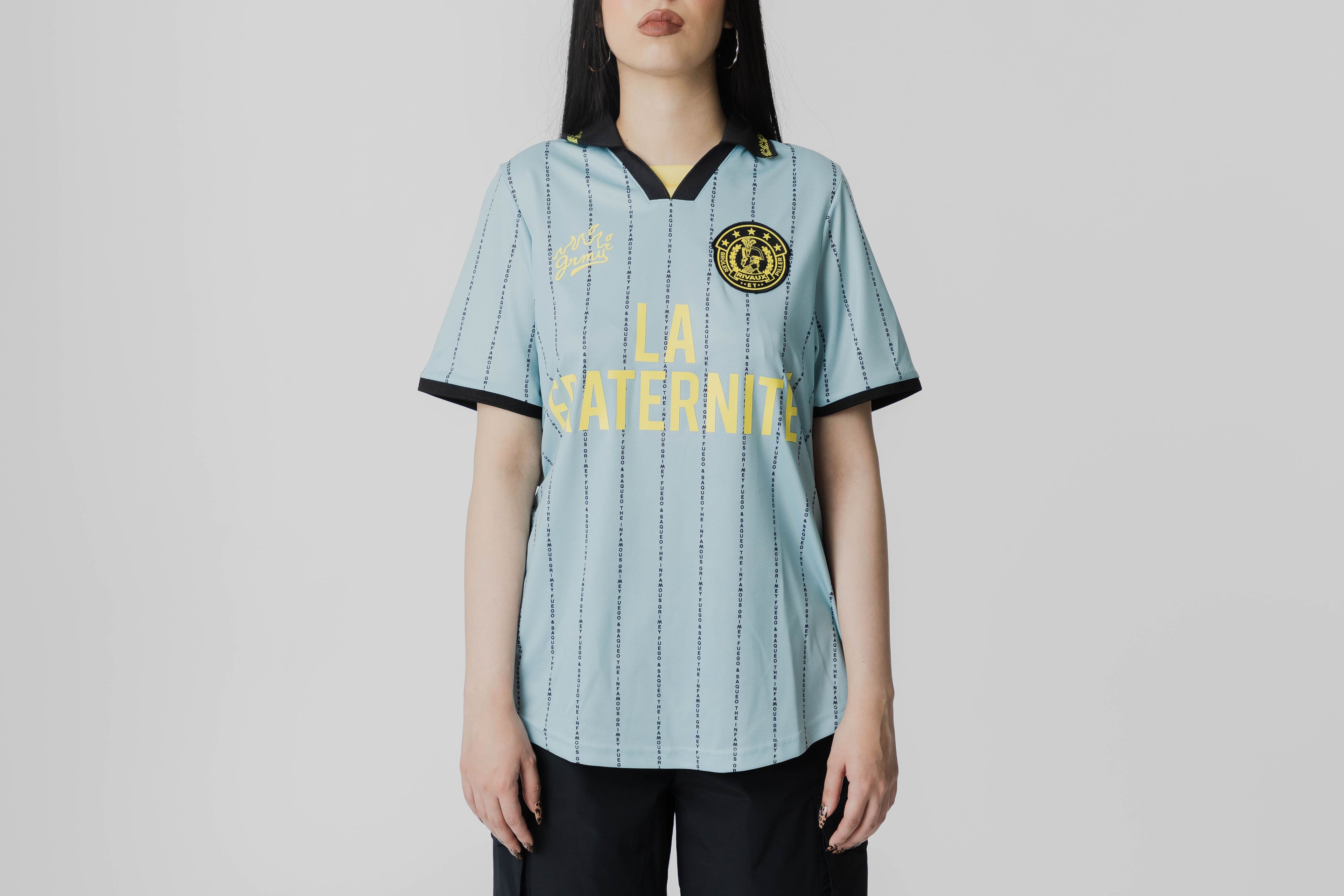 Grimey Fraternite Bruler Piller Soccer Tee - [sku] - Lust México