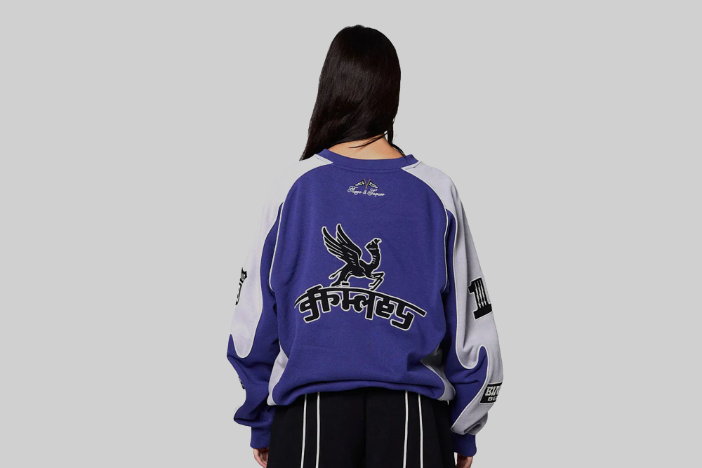 Grimey Race War Vintage Crewneck Hoodie - GSW653-BLU APP - TOP - UNISEX - ADULT - INLINE - WI - 25 en Lust México