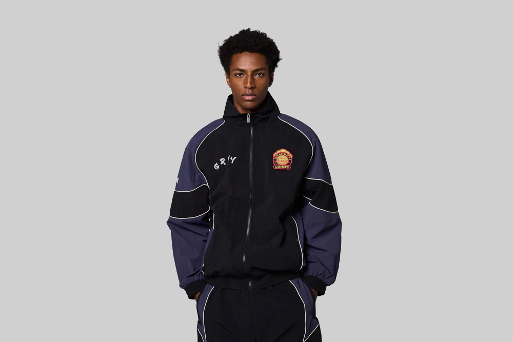 Grimey Sampans Track Jacket - GTJJ198-BLK
