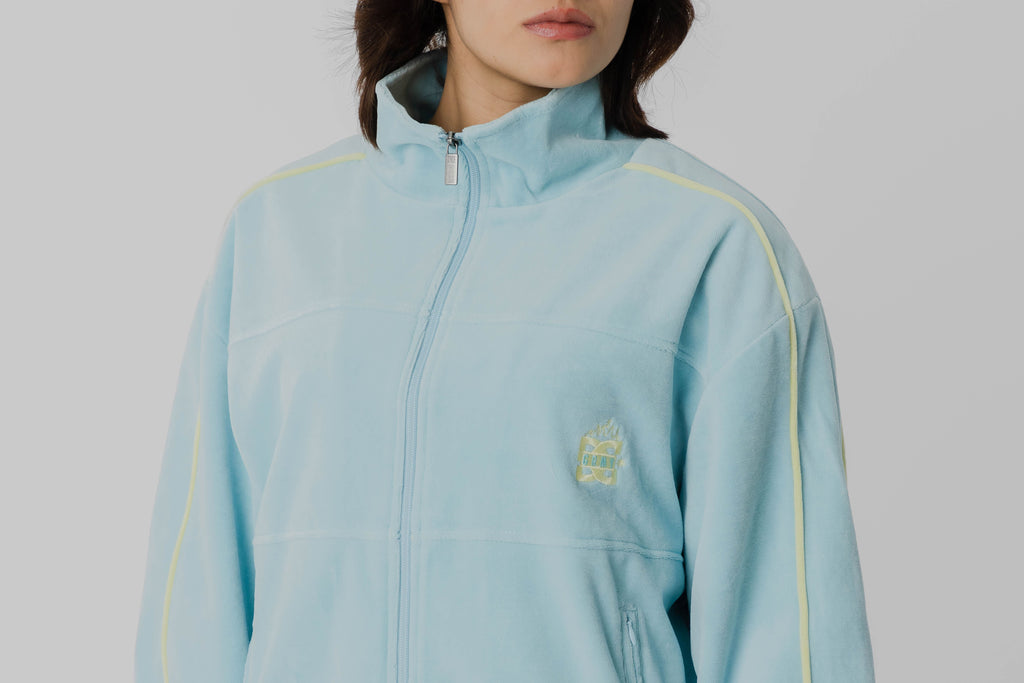 Grimey x DC Shoes Velvet Track Jacket - GVTJ194-BLU - Lust México