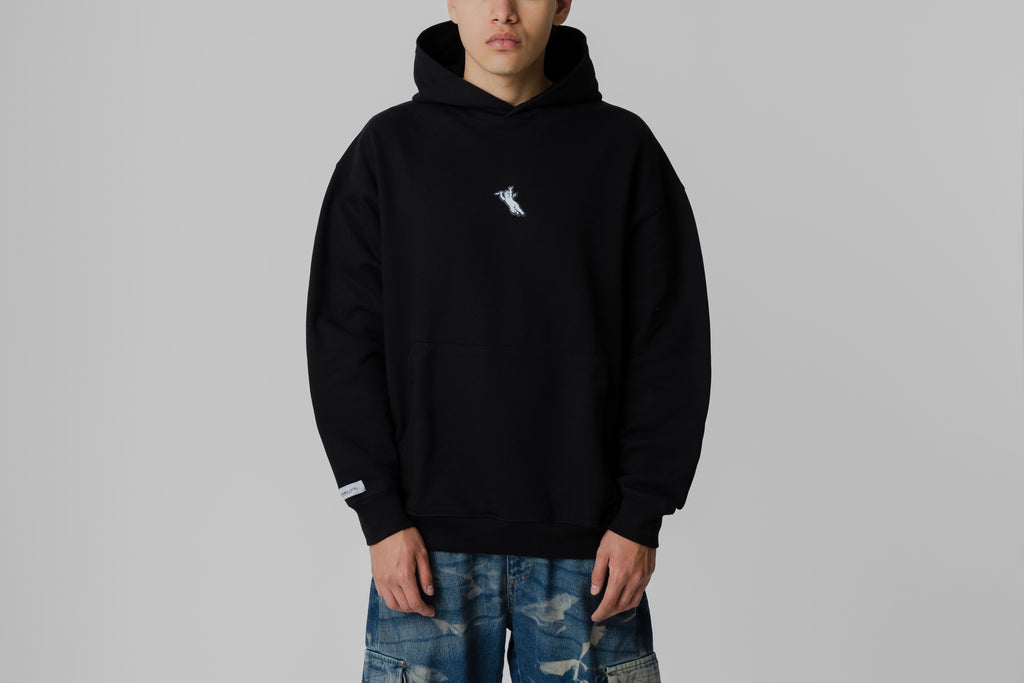 Crime Life Destroyed Angel Gothic Hoodie 'Black'