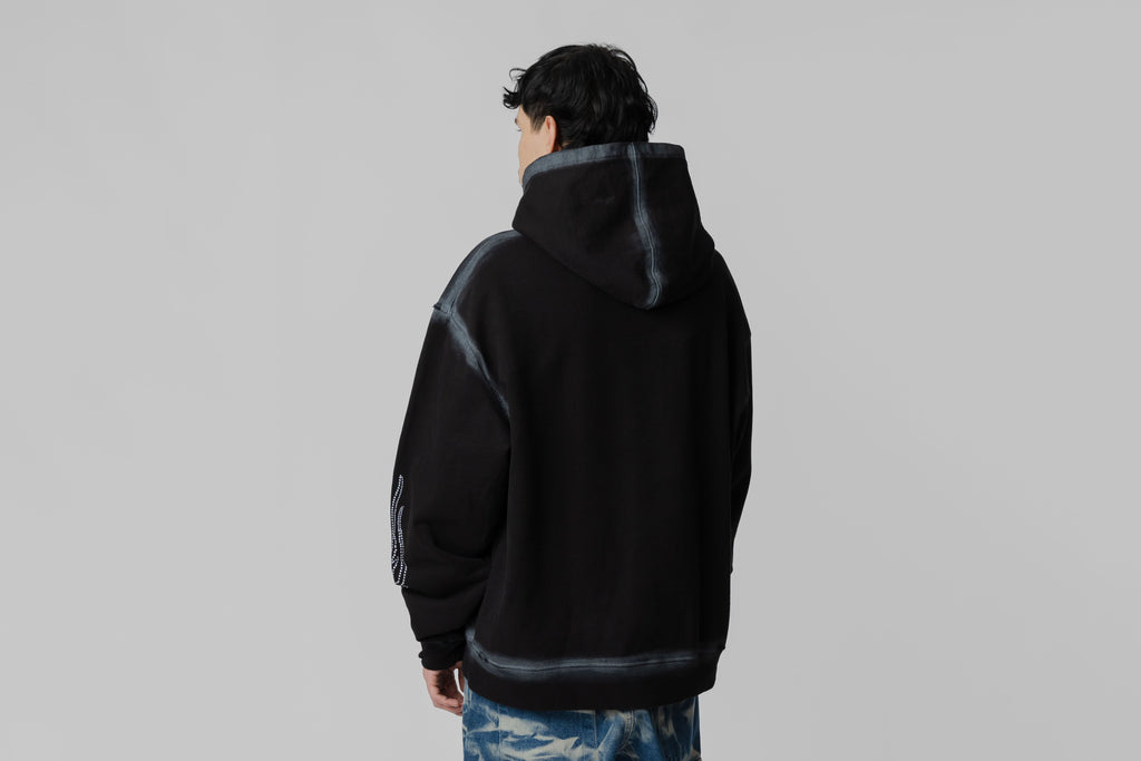 Crime Life Luxury Gothic Cross Hoodie Black'