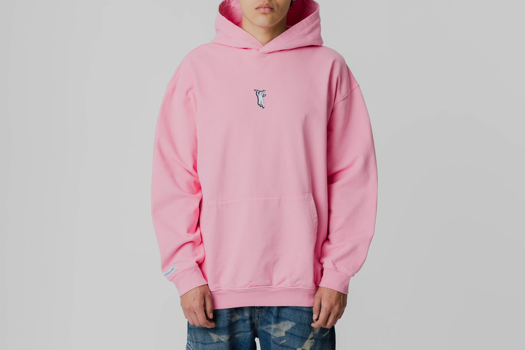 Crime Life Destroyed Angel Gothic Hoodie ' Pink'