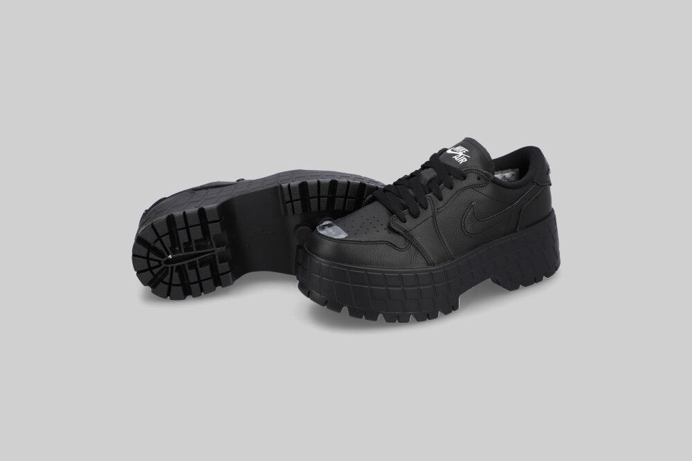 Women's Jordan 1 Low Brooklyn 'Triple Black'