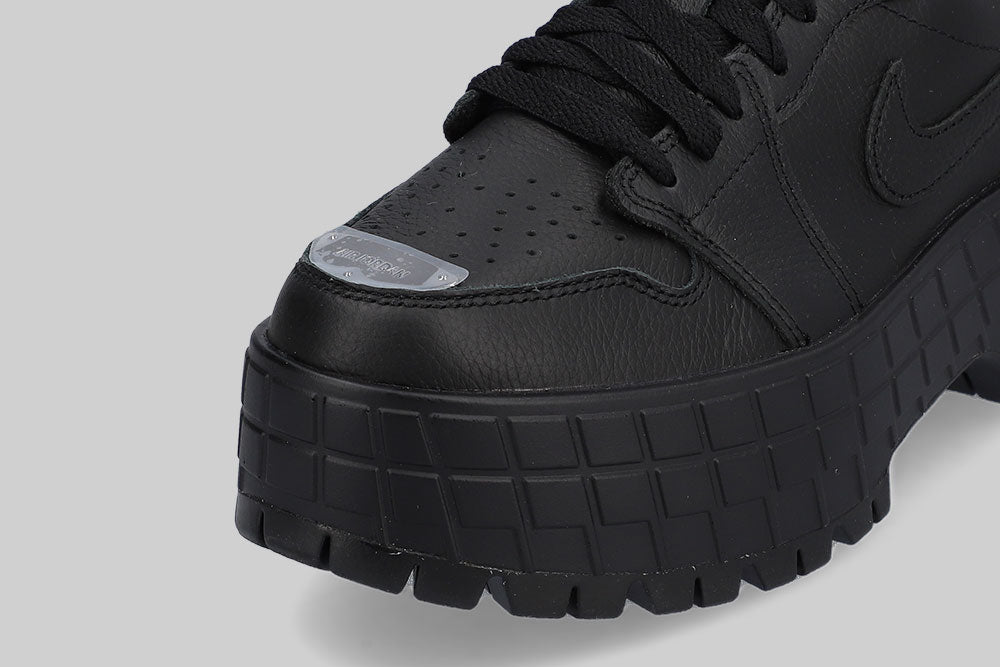 Women's Jordan 1 Low Brooklyn 'Triple Black'