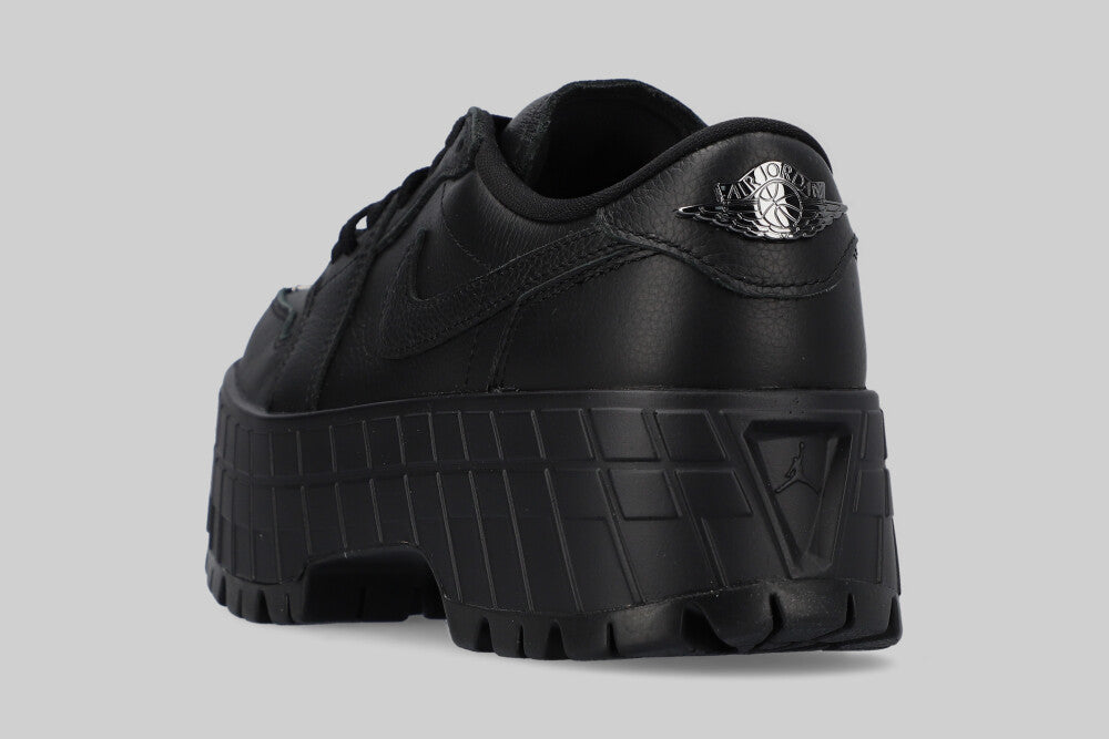 Women's Jordan 1 Low Brooklyn 'Triple Black'