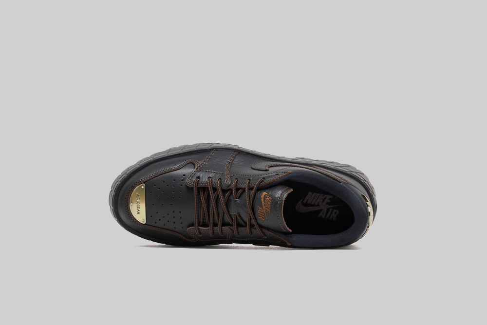 Women's Air Jordan 1 Brooklyn Low 'Black' - HF3184-002