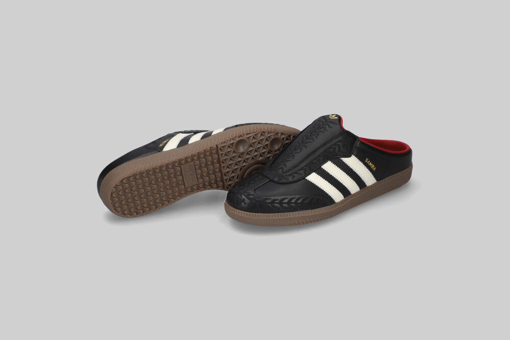 VegNonVeg x adidas Samba Mule 'Core Black' - HP4921