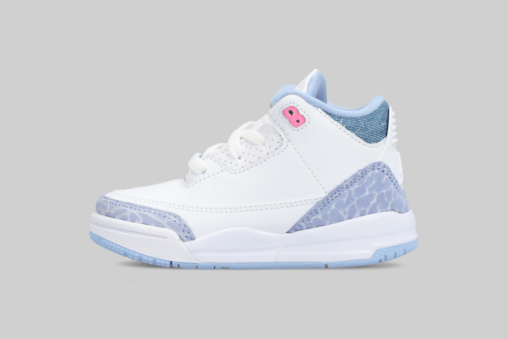 Women's Air Jordan 3 'White and Cobalt Bliss' (TD) - [sku] - Lust México