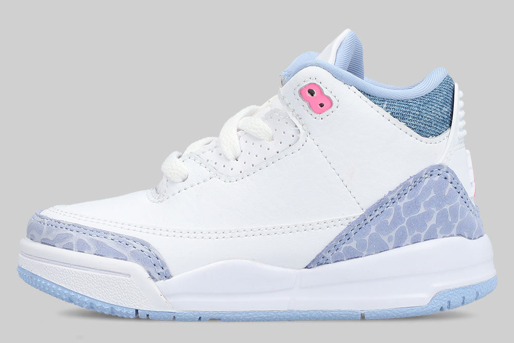 Women's Air Jordan 3 'White and Cobalt Bliss' (TD) - [sku] - Lust México