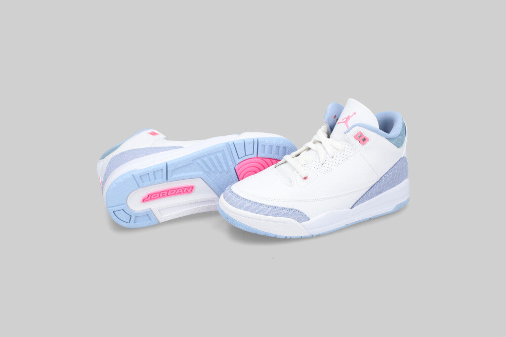 Women's Air Jordan 3 'White and Cobalt Bliss' (PS) - [sku] - Lust México