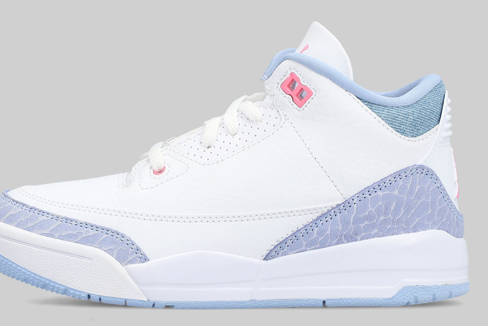Women's Air Jordan 3 'White and Cobalt Bliss' (PS) - [sku] - Lust México