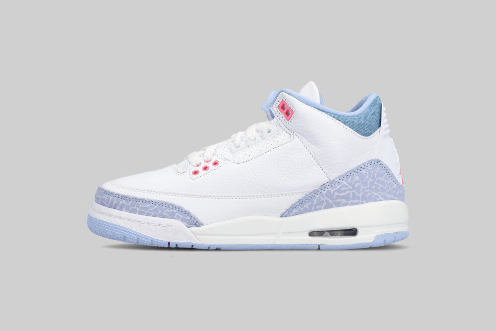 Women's Air Jordan 3 'White and Cobalt Bliss' (GS) - [sku] - Lust México