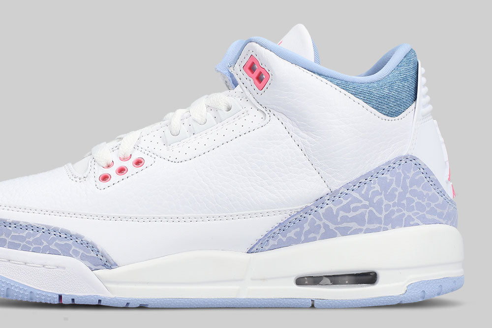 Women's Air Jordan 3 'White and Cobalt Bliss' (GS) - [sku] - Lust México
