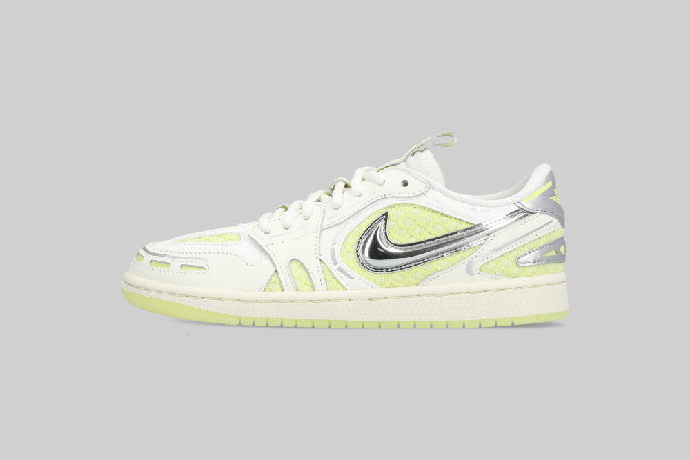 Women's Air Jordan 1 Low Method of Make V3 'Sail and Luminous Green'