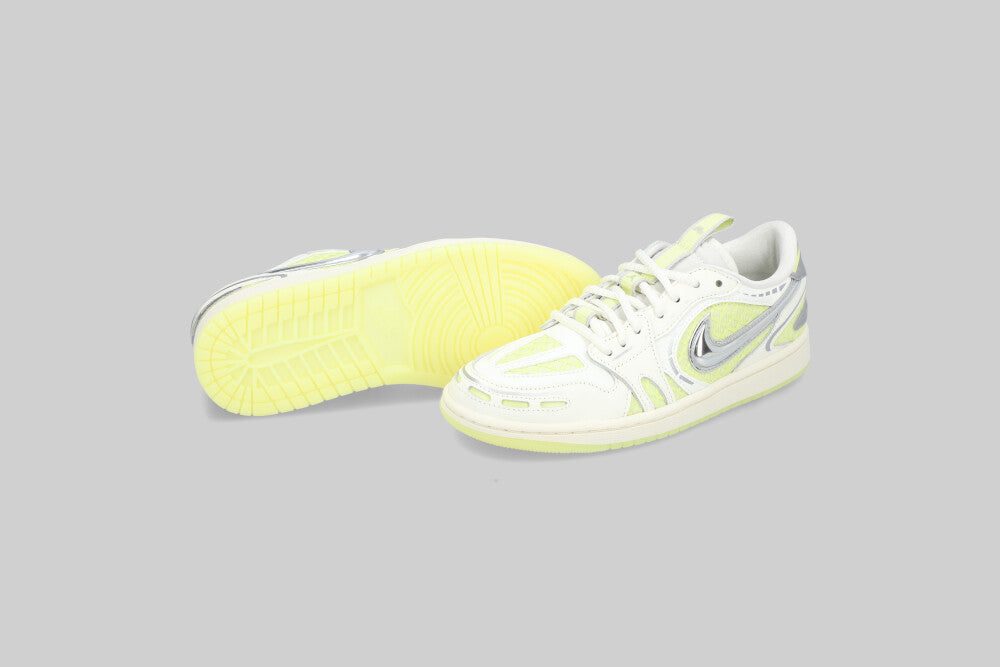 Women's Air Jordan 1 Low Method of Make V3 'Sail and Luminous Green'
