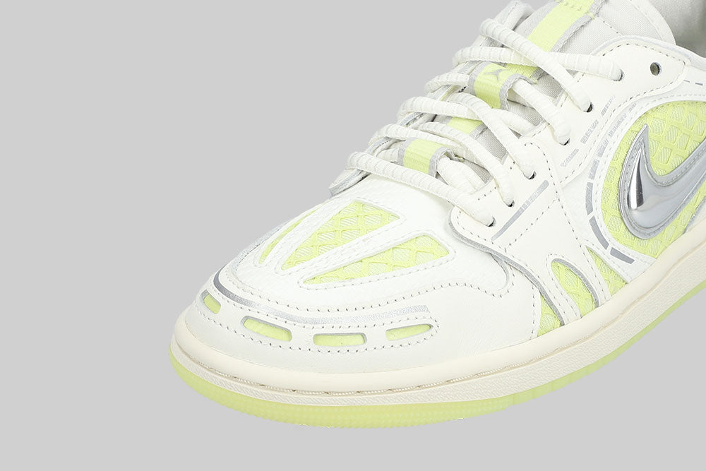 Women's Air Jordan 1 Low Method of Make V3 'Sail and Luminous Green'