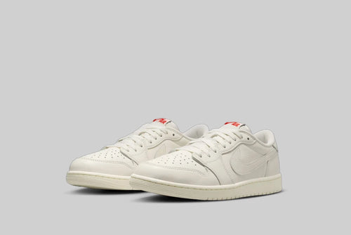 Air Jordan 1 Retro Low OG 'Sail and University Red' - HQ6998-100