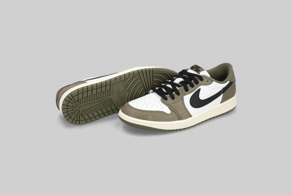 Air Jordan 1 Low OG 'Medium Olive and Summit White' - HQ6998-200 - Lust México