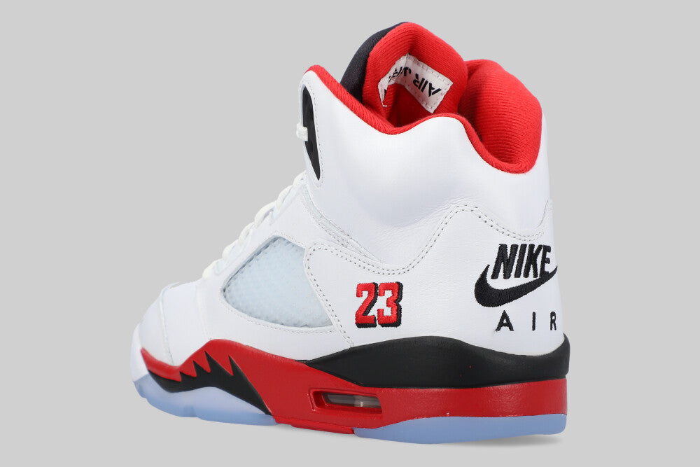Air Jordan 5 Fire Red "Black Tongue" - HQ7978-101