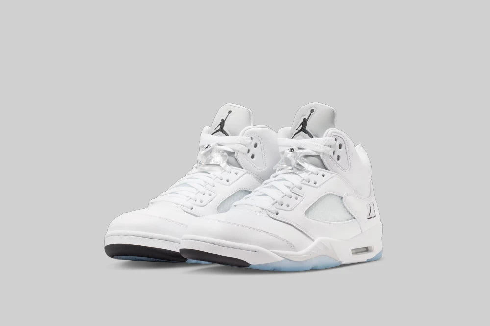 Air jordan 5 Retro 'White and Metallic Silver' - HQ7978-103 - Lust México