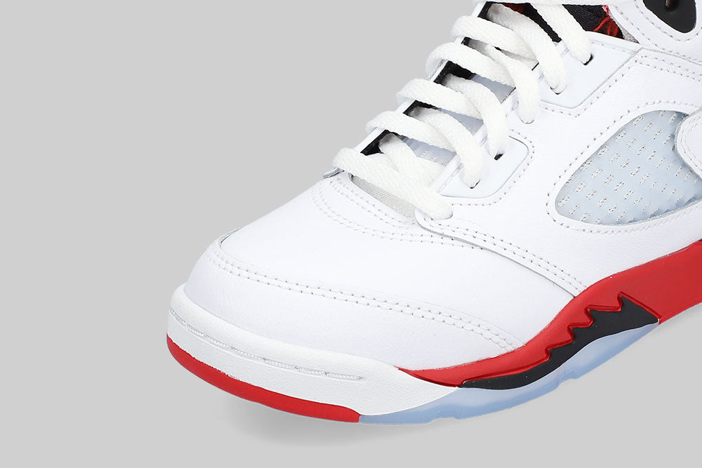 Air Jordan 5 Fire Red "Black Tongue" (PS) - HQ7979-101