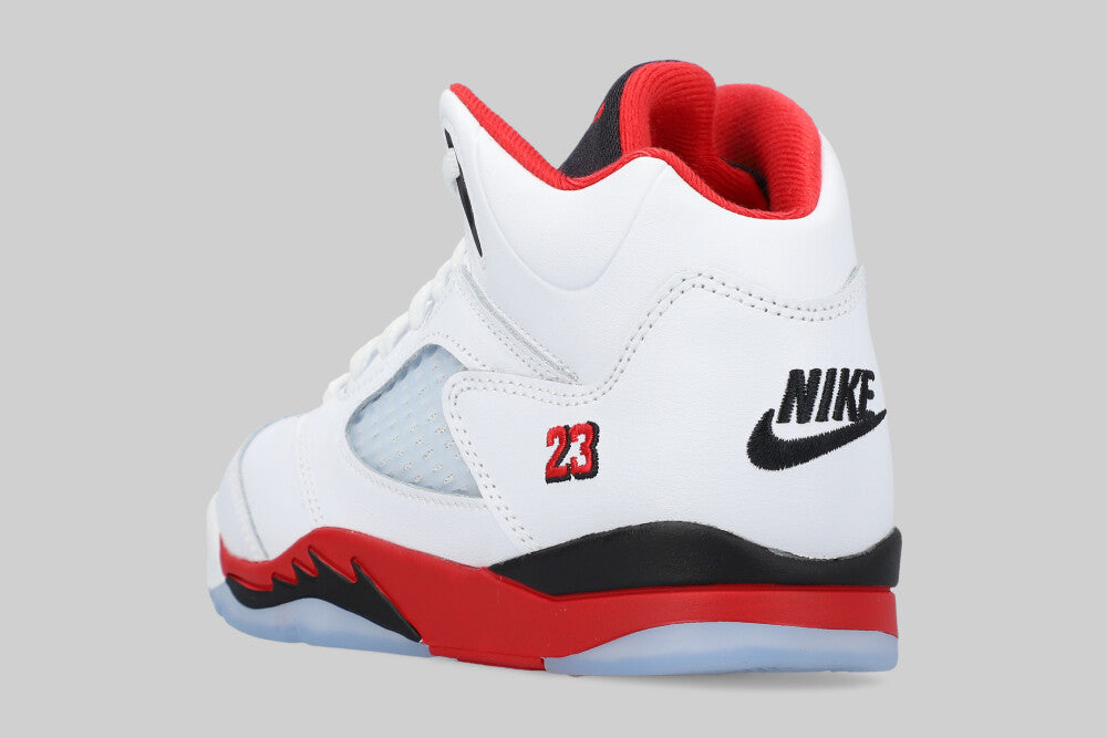 Air Jordan 5 Fire Red "Black Tongue" (PS) - HQ7979-101