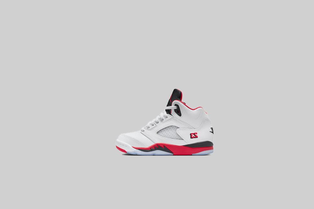 Air Jordan 5 OG 'White and Fire Red' (PS) - HQ7979-101 FTW - SNEAKERS - KIDS - KIDS - QS - FA - 25 en Lust México