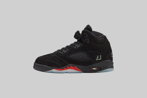 Air Jordan 5 "Halloween" 'Black and Picante Red' (GS) - HQ7980-001 - Lust México