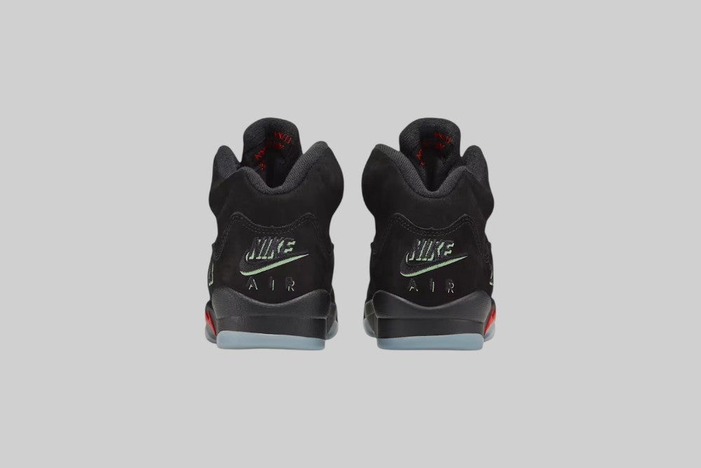 Air Jordan 5 "Halloween" 'Black and Picante Red' (GS) - HQ7980-001 - Lust México