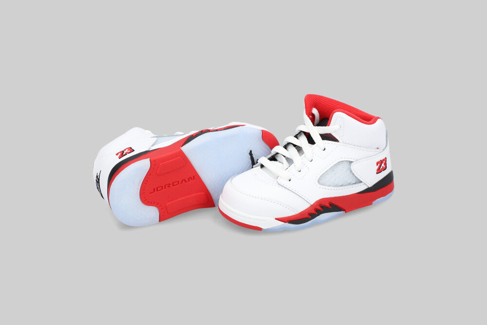 Air Jordan 5 Fire Red "Black Tongue" (TD) - HQ7981-101