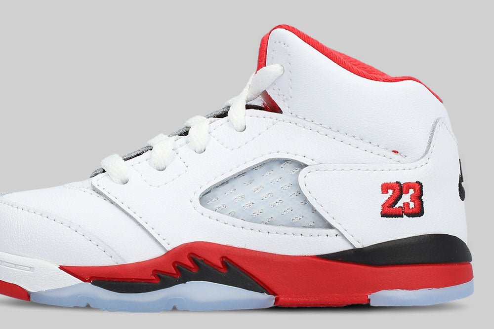 Air Jordan 5 Fire Red "Black Tongue" (TD) - HQ7981-101
