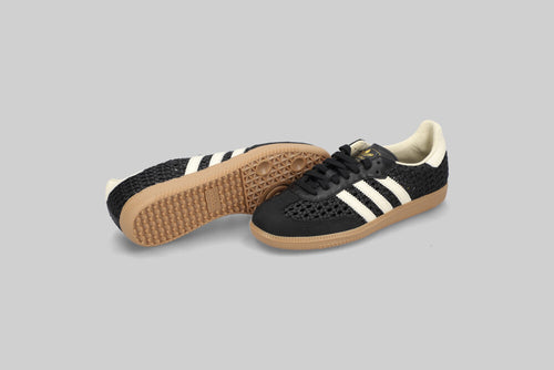 Women's adidas Samba OG Basketweave 'Black' - HQ9282 - Lust México