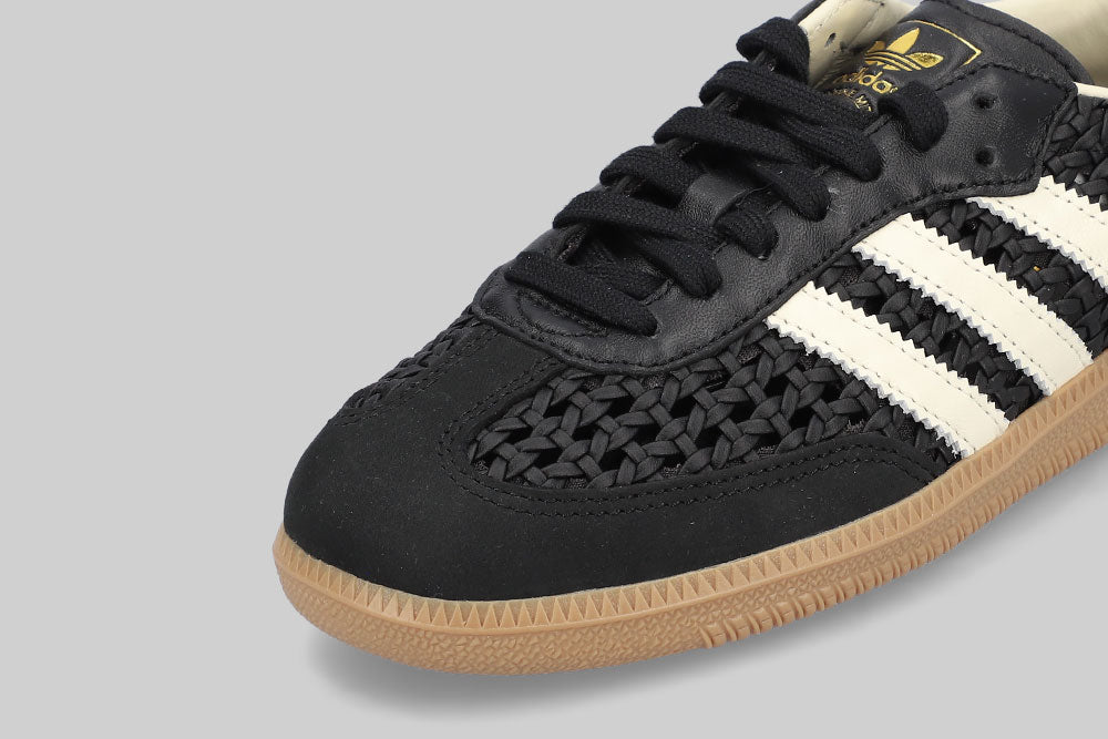 Women's adidas Samba OG Basketweave 'Black' - HQ9282 - Lust México