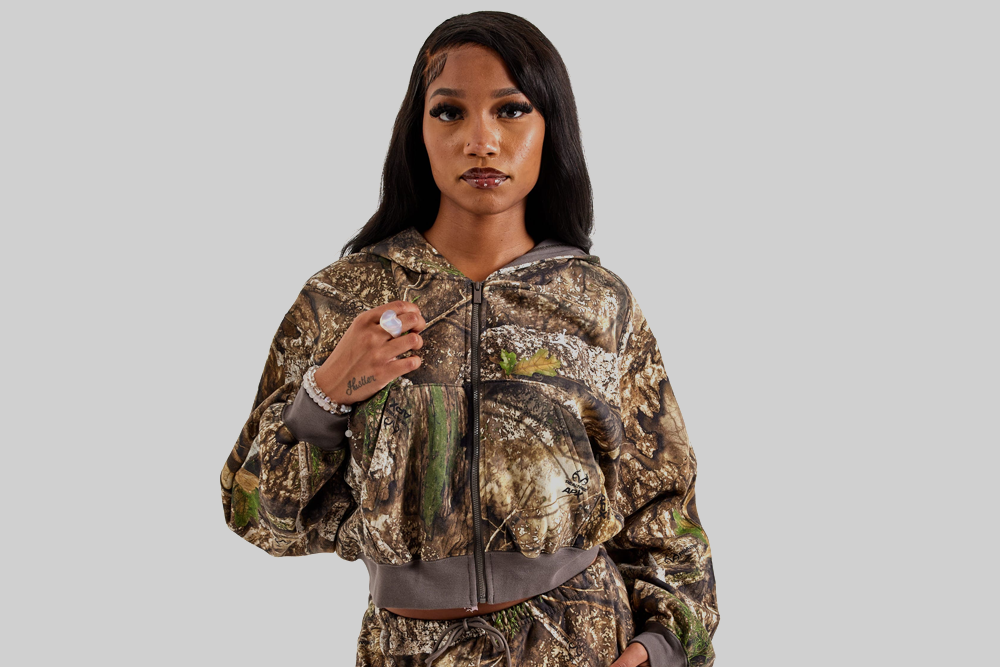 Women's Jordan Brooklyn Fleece Realtree Crop Full-Zip Hoodie - HV0469-133