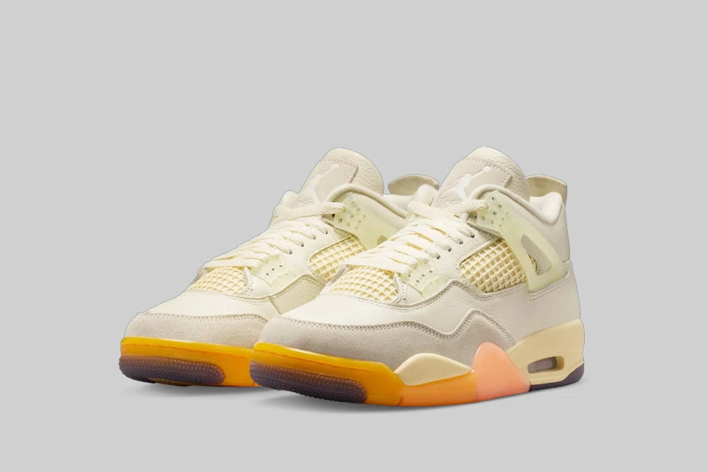 Women's Air Jordan 4 "Birds of Paradise" 'Coconut Milk' - HV0823-101 - Lust México